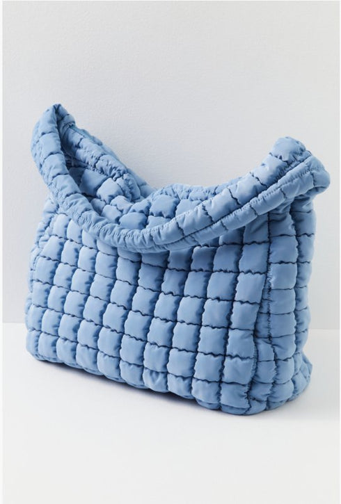 FP Movement Quilted Caryall - Free People - Dusty Blue